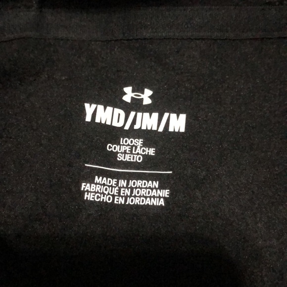 Girls Under Armor Fleece Big Logo Hoodie - Picture 7 of 10